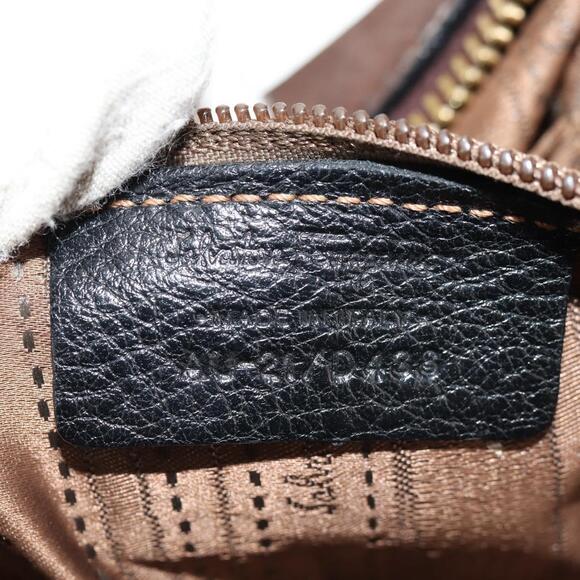 Salvatore Ferragamo Hand Bag Suede Leather 2way Brown Gold Auth gh1486 - Picture 12 of 16